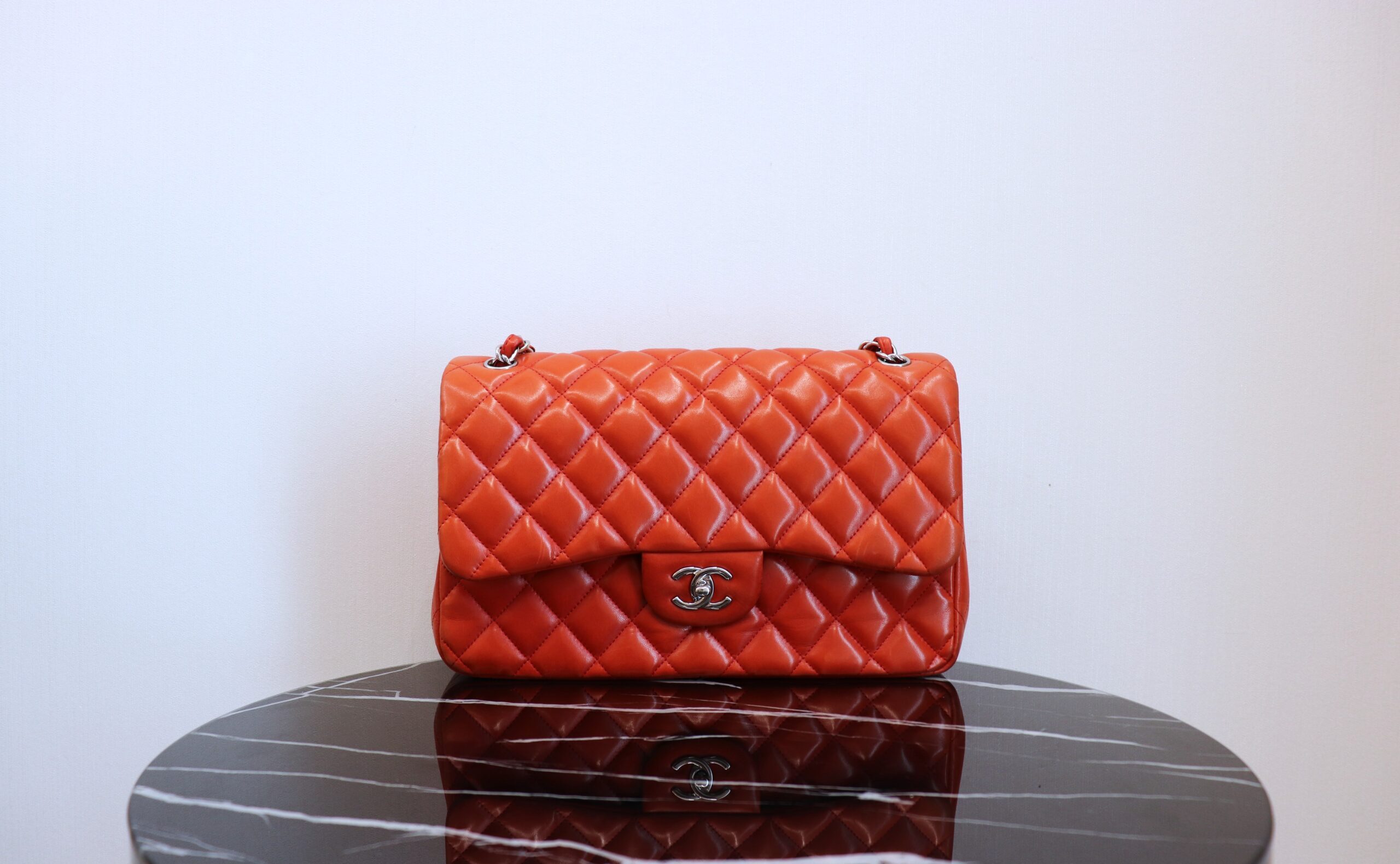 Túi xách Chanel CF 1112 Classic Flap Bag siêu cấp da cừu màu đỏ size 25cm   Túi xách cao cấp những mẫu túi siêu cấp like authentic cực đẹp